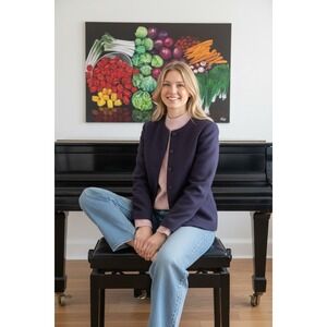 Vintage Geiger boiled wool jacket L/XL Heritage Hunting Tyrol Natural Fibers